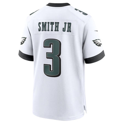 P.Eagles #3 Nolan Smith White Game Jersey - White American Football Jerseys - Main View