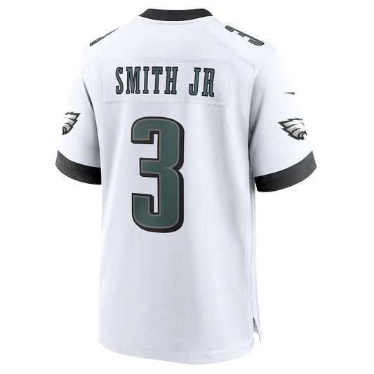 P.Eagles #3 Nolan Smith White Game Jersey - White American Football Jerseys - Main View