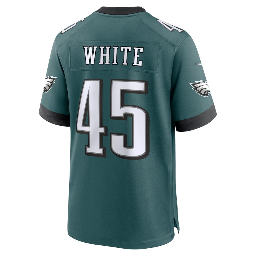 P.Eagles #45 Devin White Game Jersey - Midnight Green American Football Jerseys - Main View