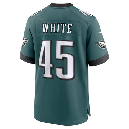 P.Eagles #45 Devin White Game Jersey - Midnight Green American Football Jerseys - Main View