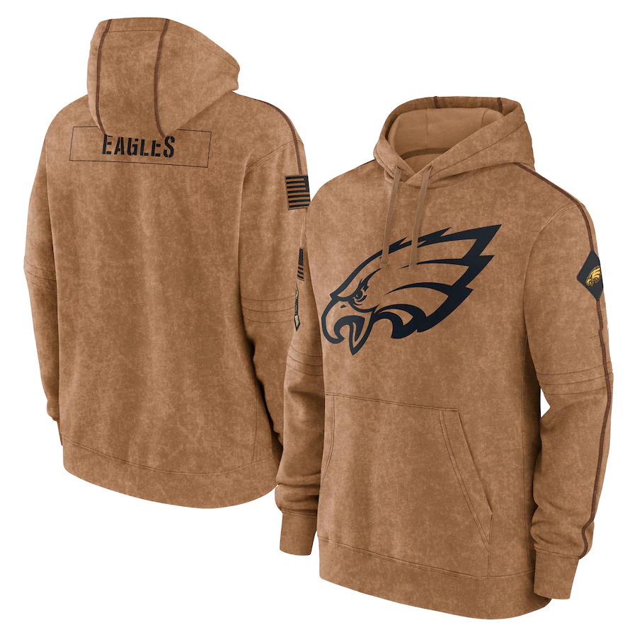 P.Eagles 2023 Salute To Service Club Pullover Hoodie Cheap sale Birthday and Christmas gifts Stitched American Football Jerseys - Main View