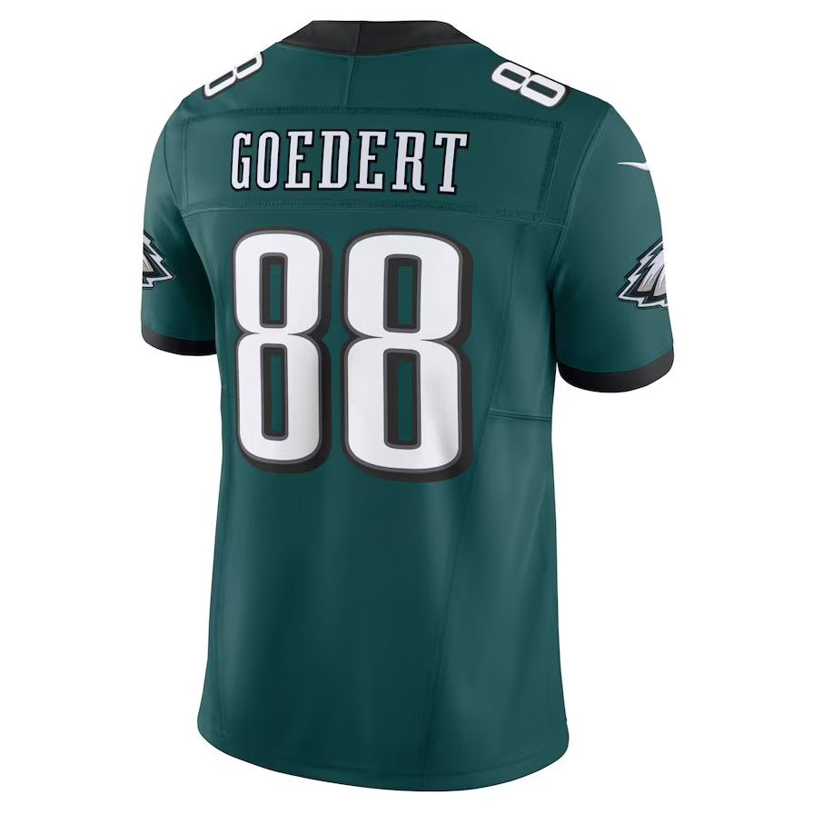 P.Eagles #88 Dallas Goedert Vapor F.U.S.E. Limited Jersey - Midnight Green American Football Jersey - Main View