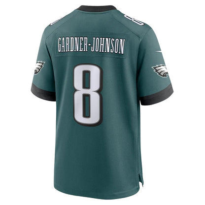 P.Eagles #8 Chauncey Gardner-Johnson Game Jersey - Midnight Green American Football Jerseys - Main View