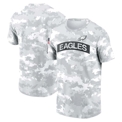 P.Eagles 2024 Salute To Service Club Pullover T-Shirt Birthday and Christmas gifts Stitched American Football Jerseys - Main View