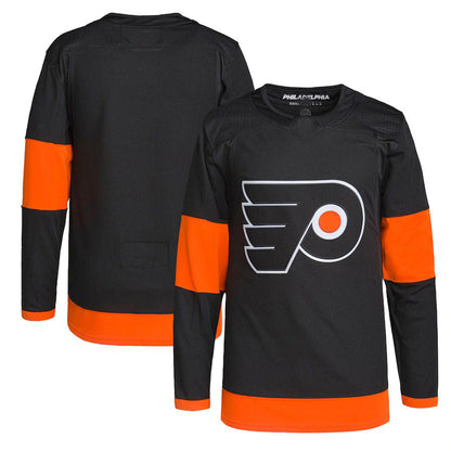 P.Flyers Alternate Primegreen Authentic Pro Jersey Black Stitched American Hockey Jerseys - Main View