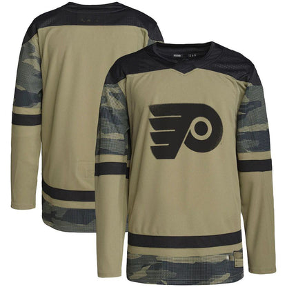 P.Flyers Military Appreciation Team Authentic Practice Jersey Camo Stitched American Hockey Jerseys - Main View
