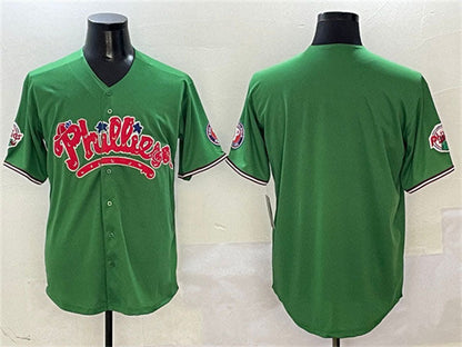 Philadelphia Phillies Blank Green Phanatic Limited Stitched Baseball Jersey - Main View