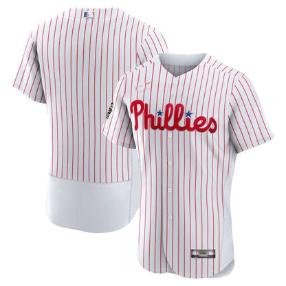 Philadelphia Phillies Jerseys White 2022 World Series Home Authentic Blank Jersey Baseball Jerseys - Main View