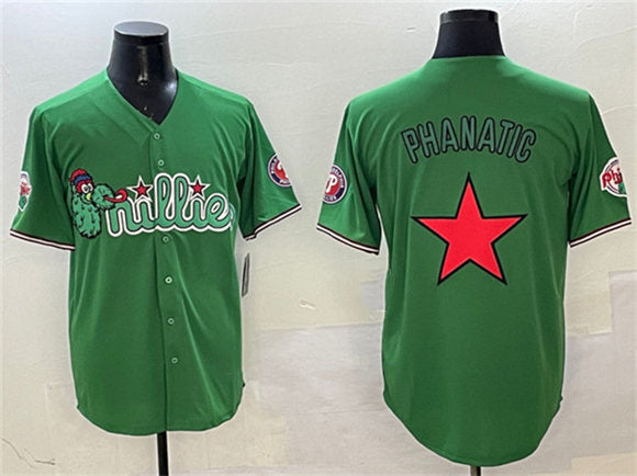 Philadelphia Phillies Phanatic Green Limited Stitched Baseball Jersey - Main View
