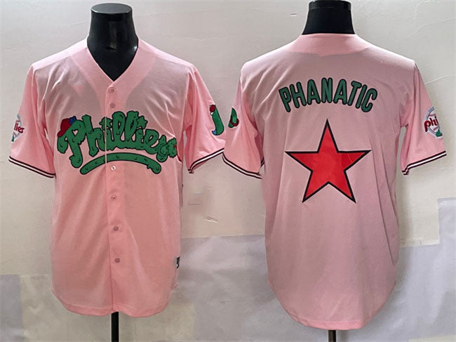 Philadelphia Phillies Pink Phanatic Limited Stitched Baseball Jersey - Main View