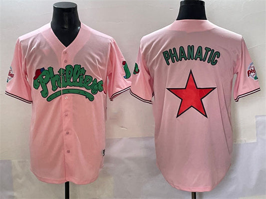 Philadelphia Phillies Pink Phanatic Limited Stitched Baseball Jersey - Main View