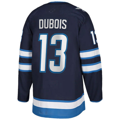 W.Jets #13 Pierre-Luc Dubois Home Authentic Player Jersey Navy Stitched American Hockey Jerseys - Main View