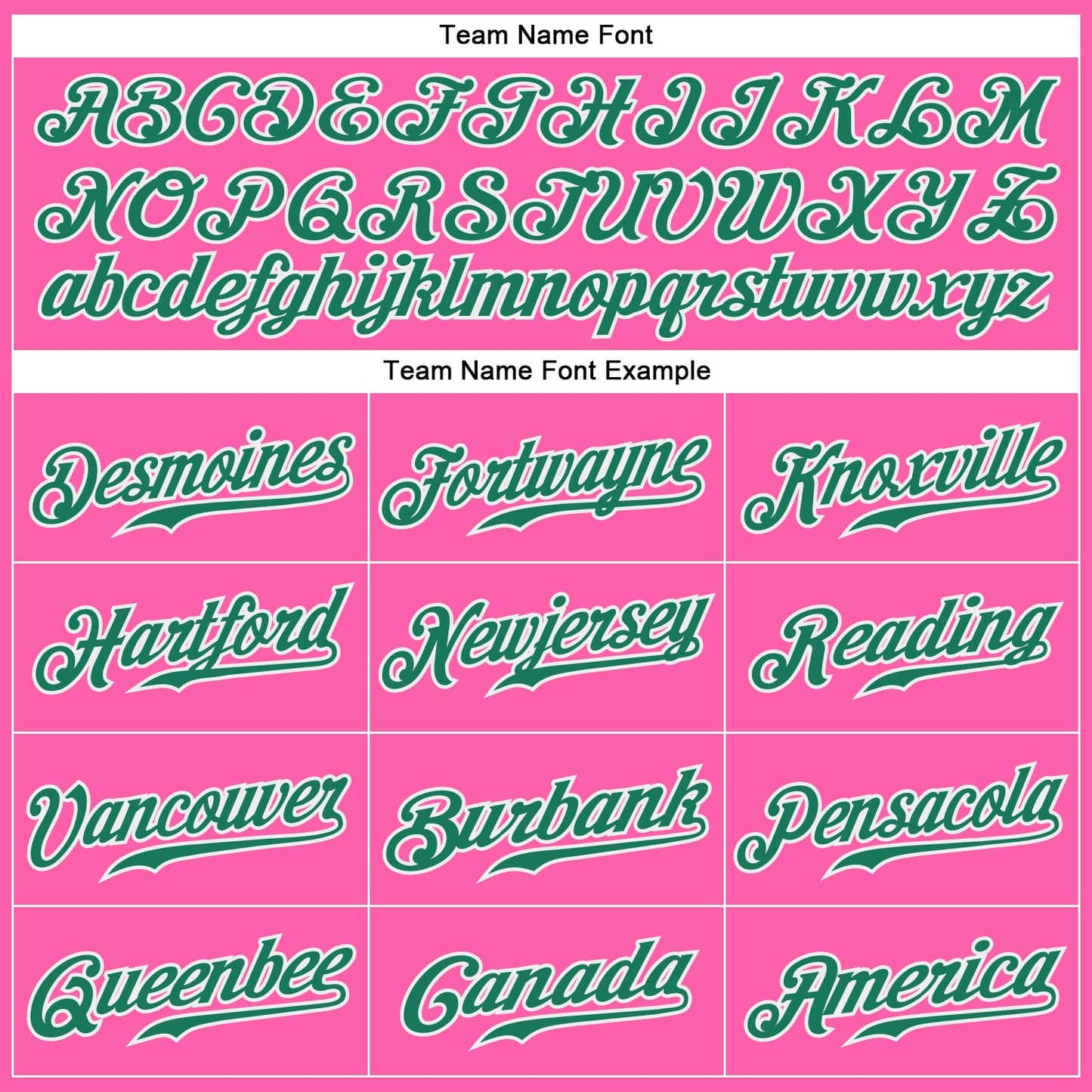 Custom Pink Kelly Green-White Authentic Baseball Jersey view 4