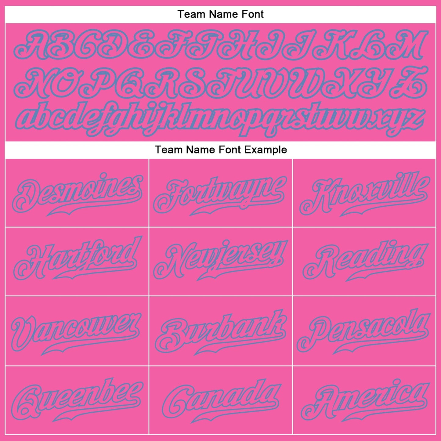 Custom Pink Pink-Light Blue Authentic Baseball Jersey view 4