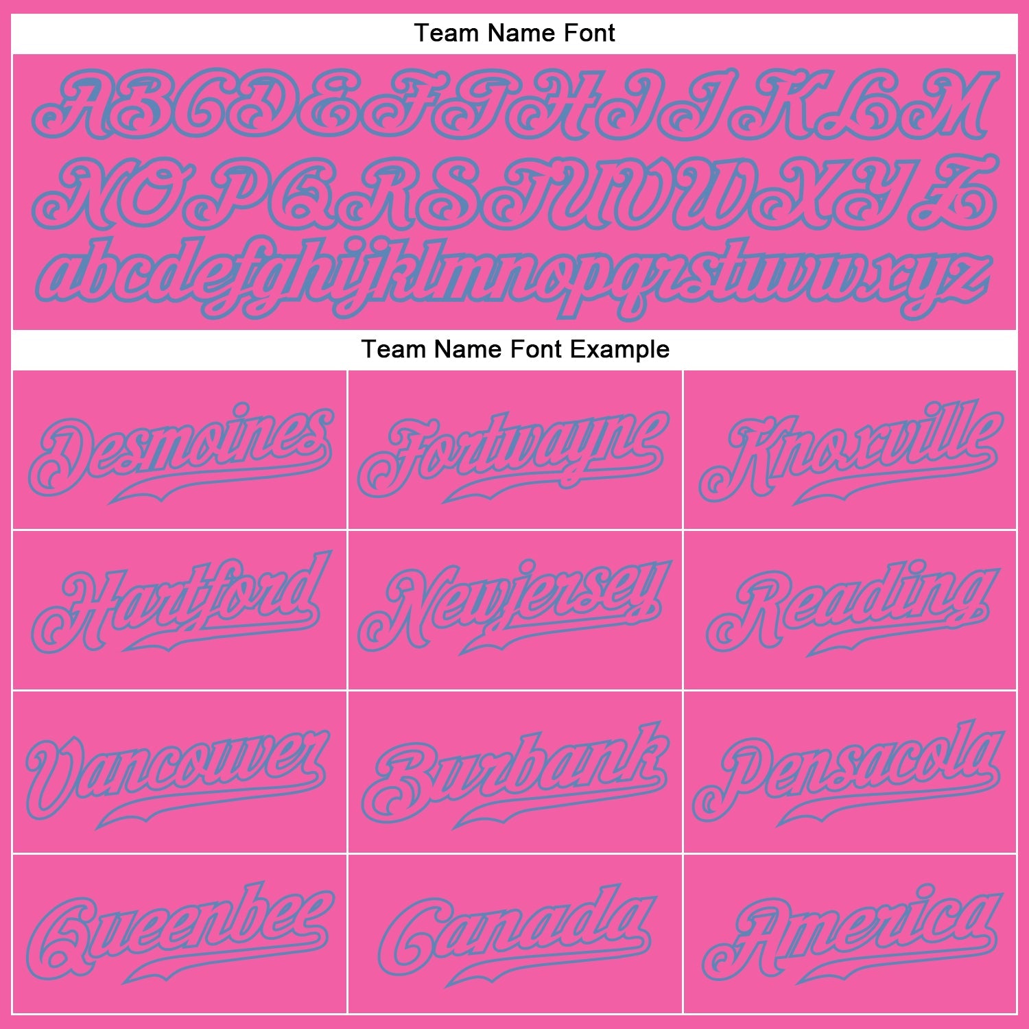 Custom Pink Pink-Light Blue Authentic Baseball Jersey view 4