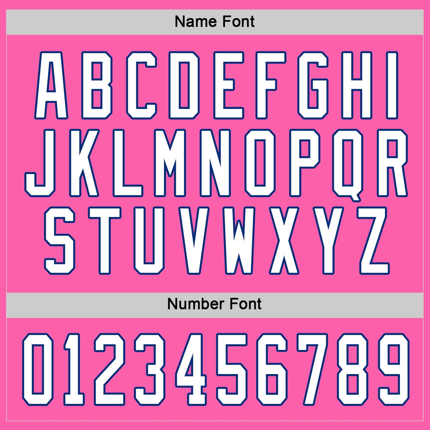 Custom Pink White-Royal Hockey Jersey view 4