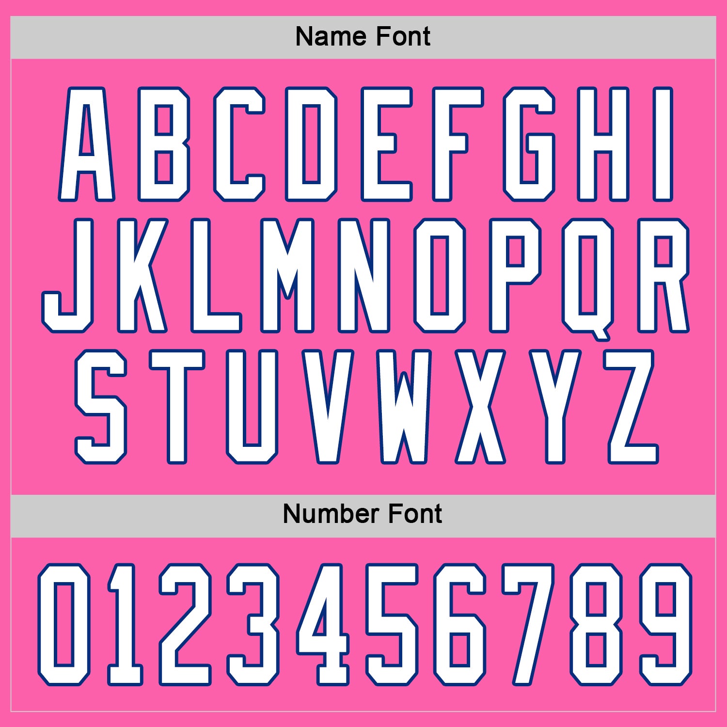 Custom Pink White-Royal Hockey Jersey view 4