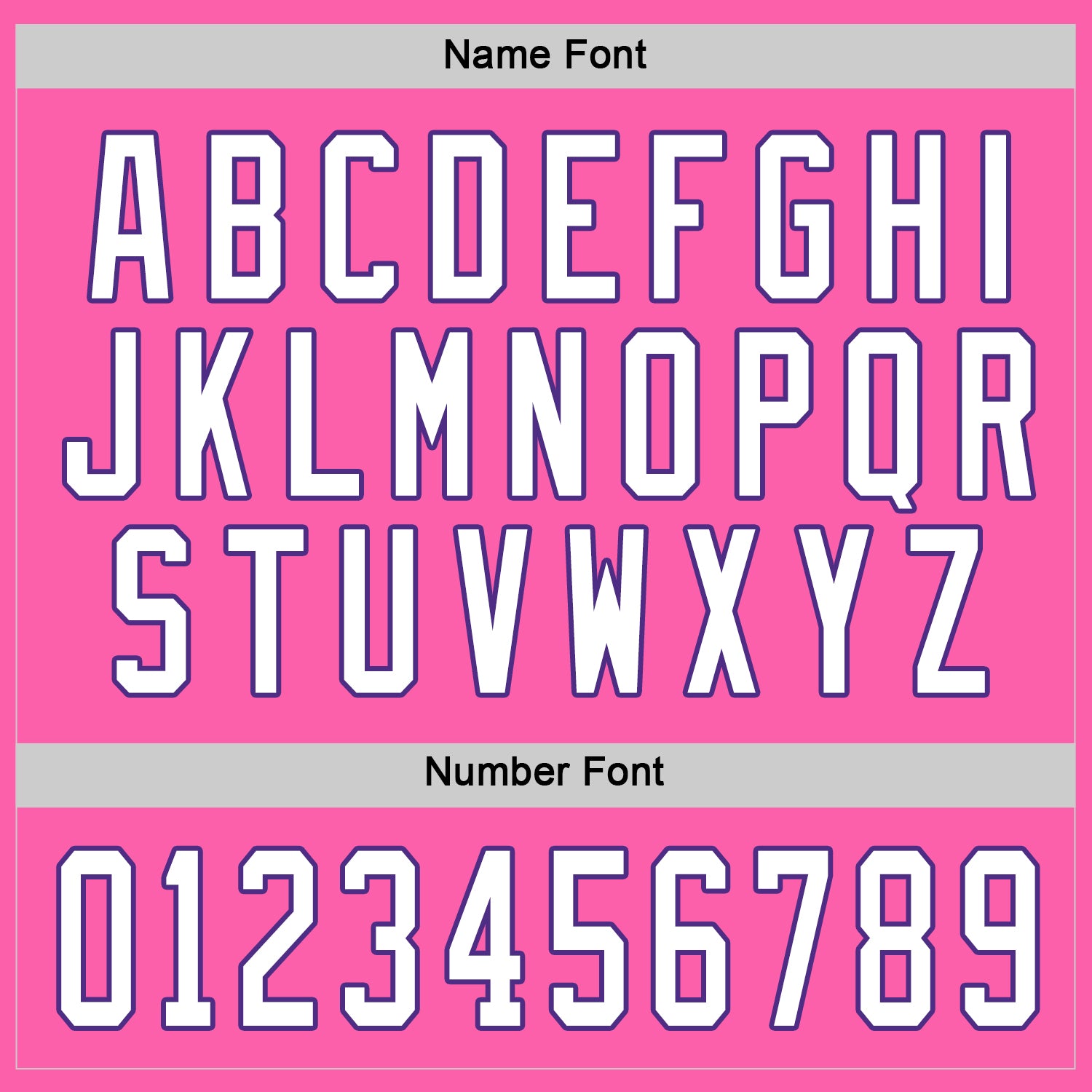 Custom Pink White-Purple Hockey Jersey view 4