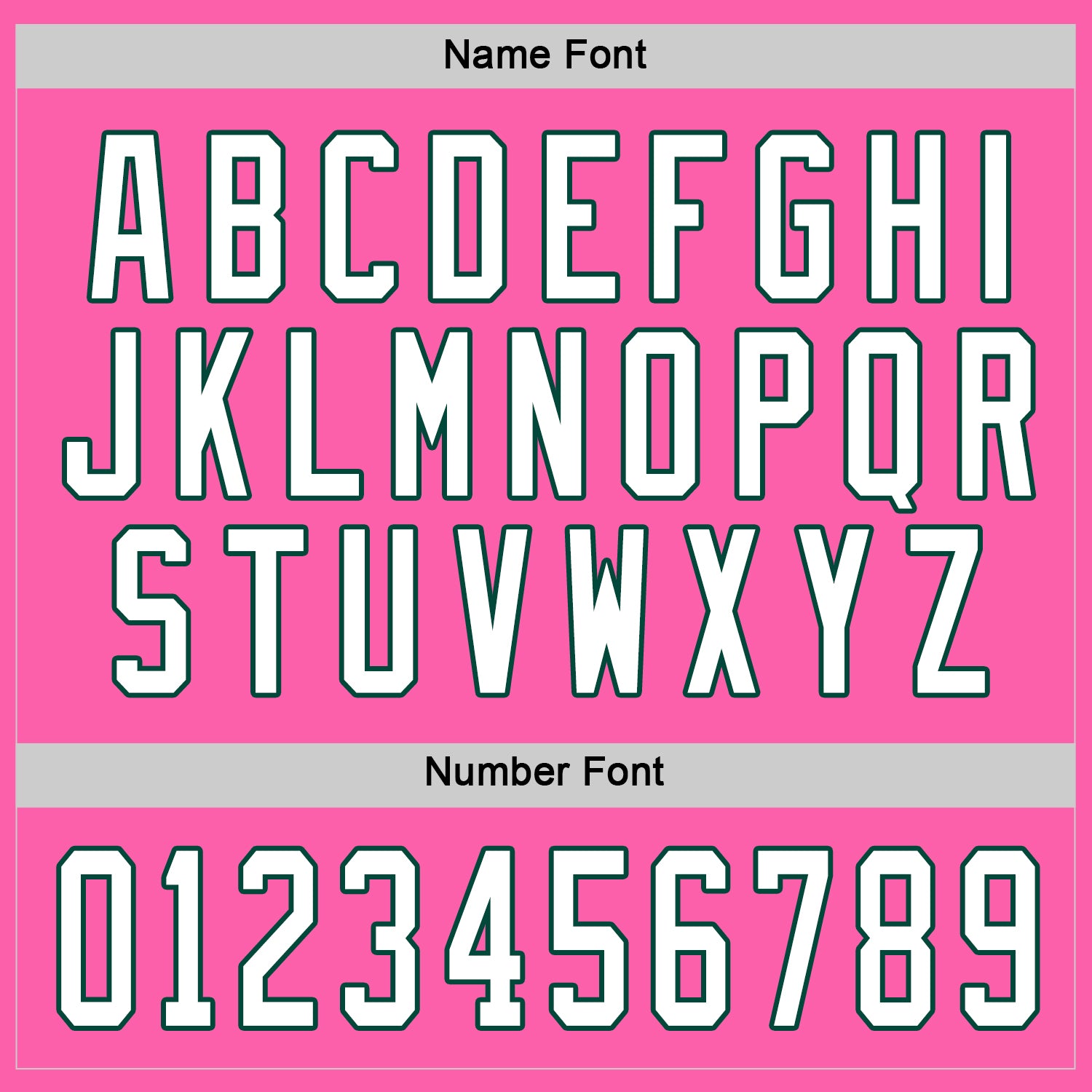 Custom Pink White-Green Hockey Jersey view 4