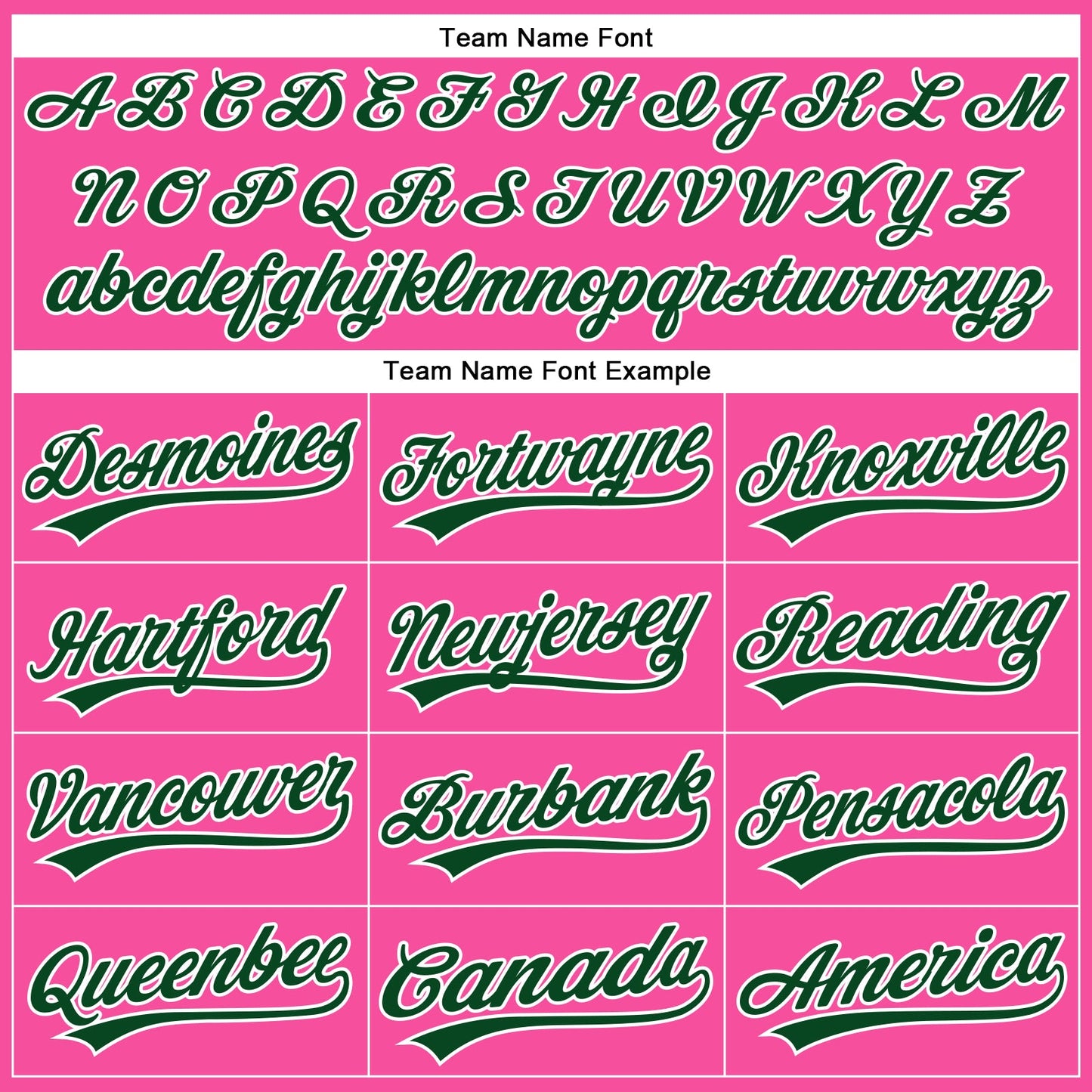 Custom Pink White Pinstripe Green Authentic Baseball Jersey view 4