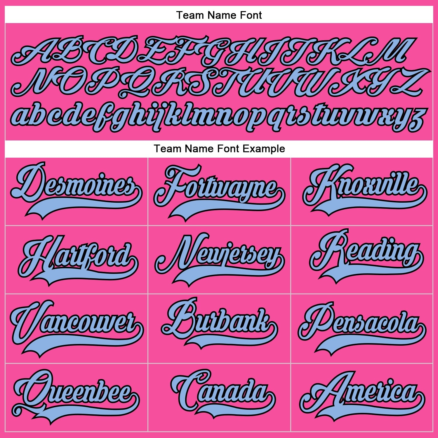 Custom Pink Light Blue-Black Hockey Lace Neck Jersey view 4