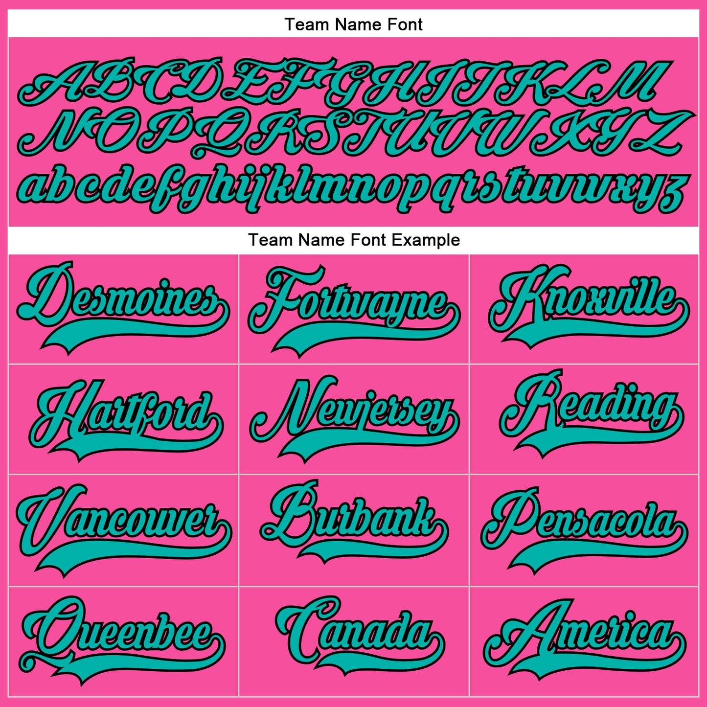Custom Pink Aqua-Black Hockey Lace Neck Jersey view 4