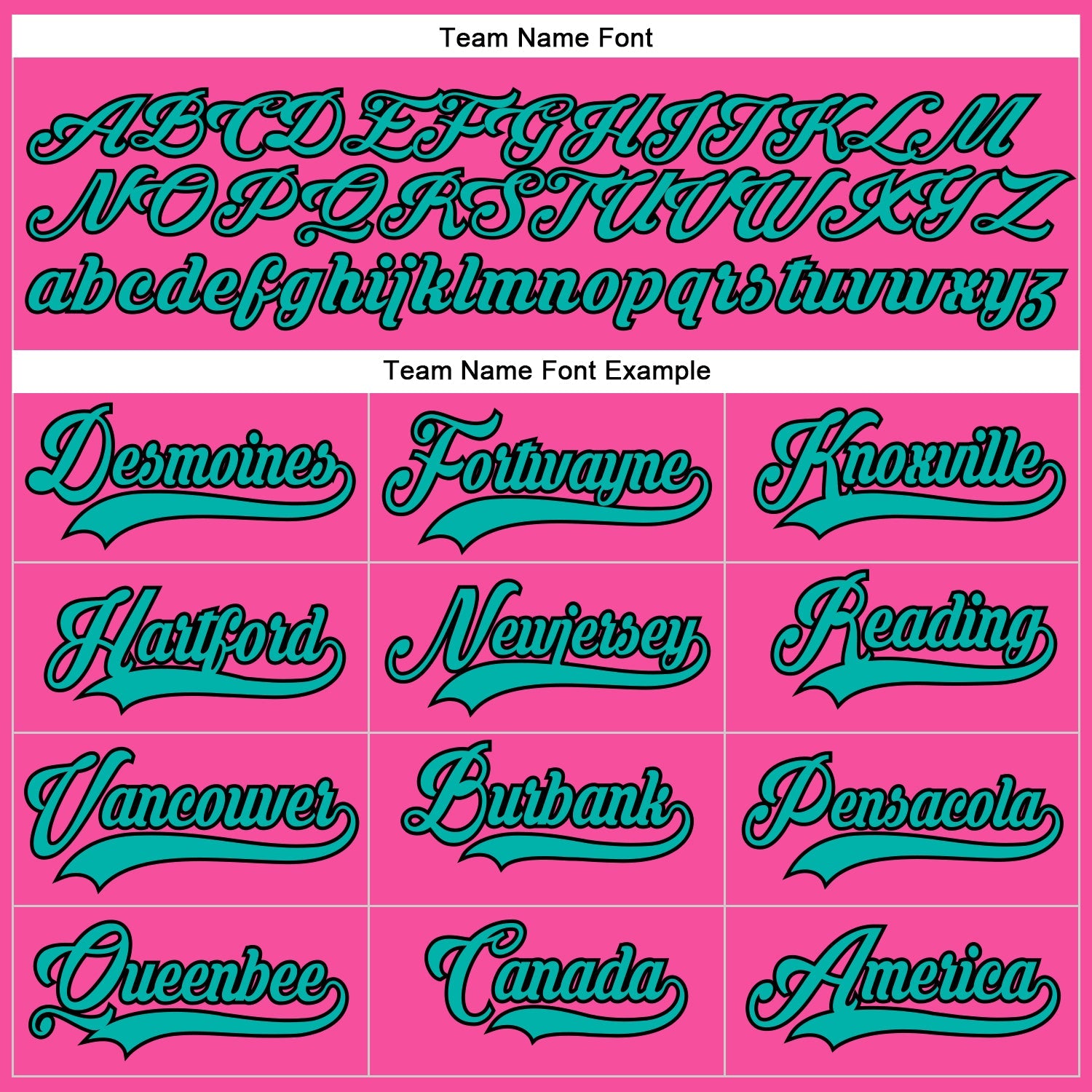Custom Pink Aqua-Black Hockey Lace Neck Jersey view 4