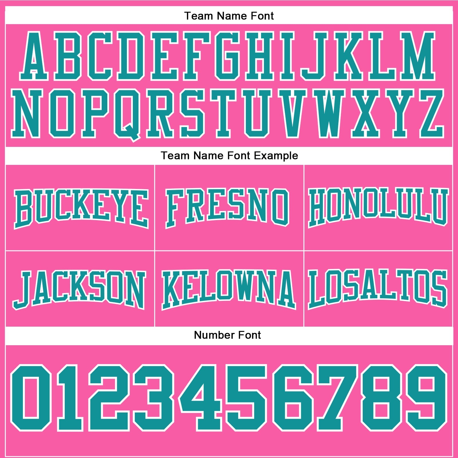 Custom Stitched Pink Teal-White Football Pullover Sweatshirt Hoodie view 3