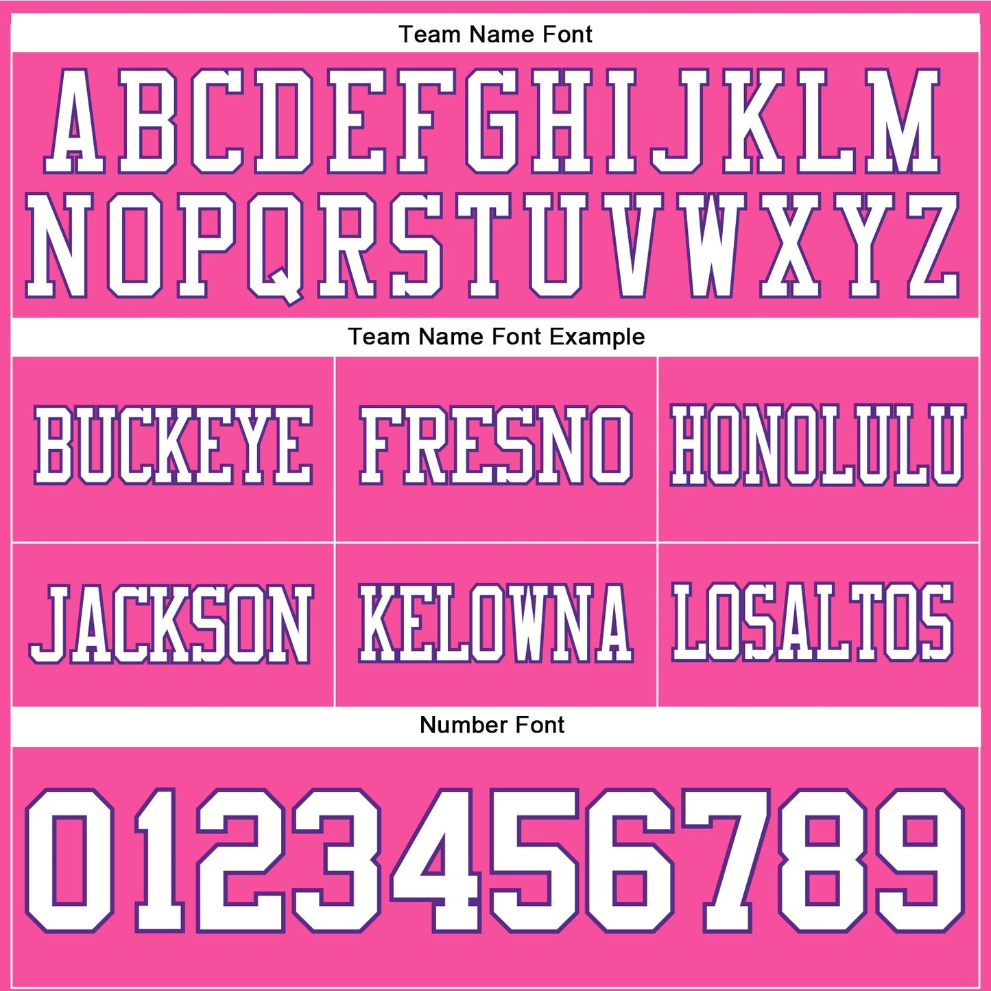 Custom Pink White-Purple Authentic Football Jersey view 3