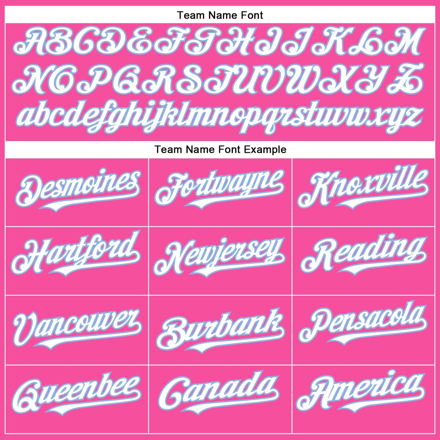 Custom Pink White-Light Blue Authentic Baseball Jersey view 4