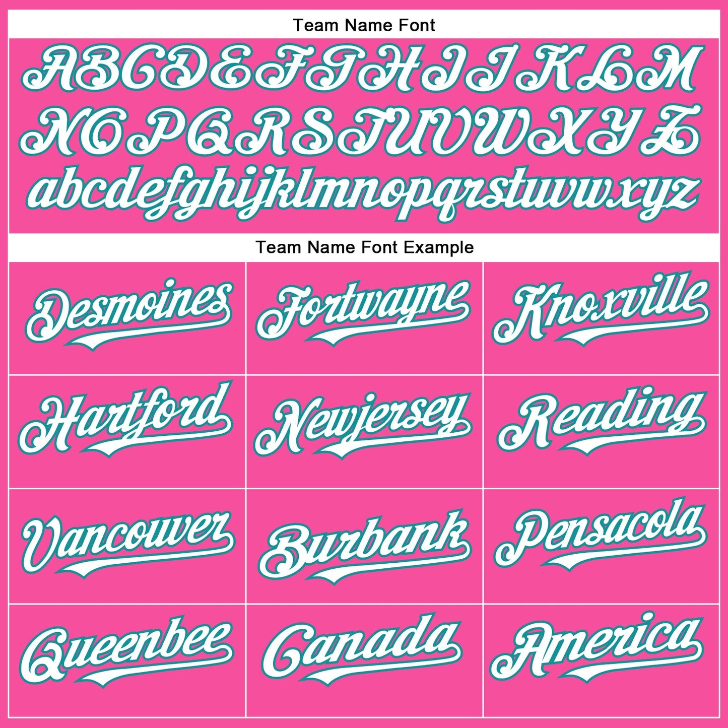 Custom Pink White-Teal Authentic Baseball Jersey view 4