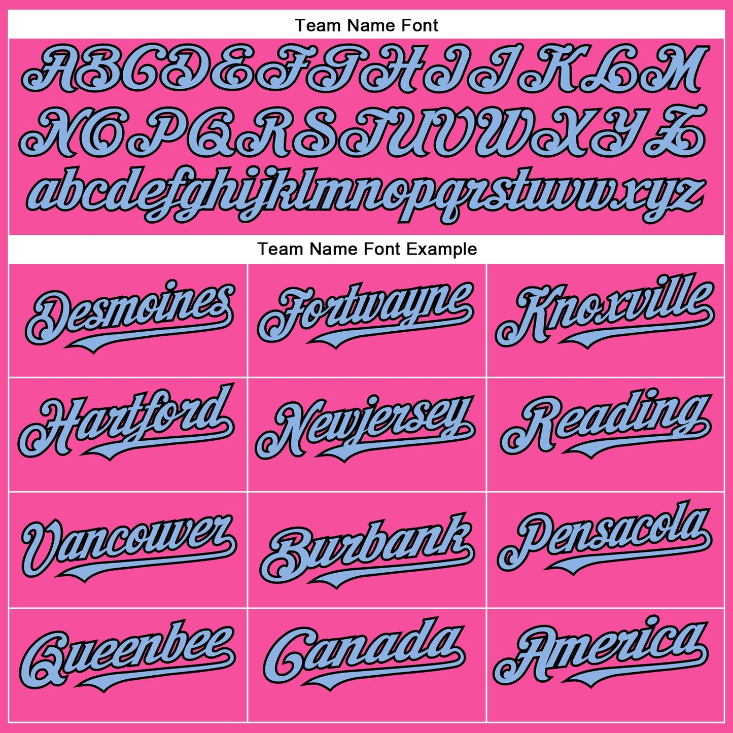 Custom Pink Light Blue-Black Authentic Baseball Jersey view 4