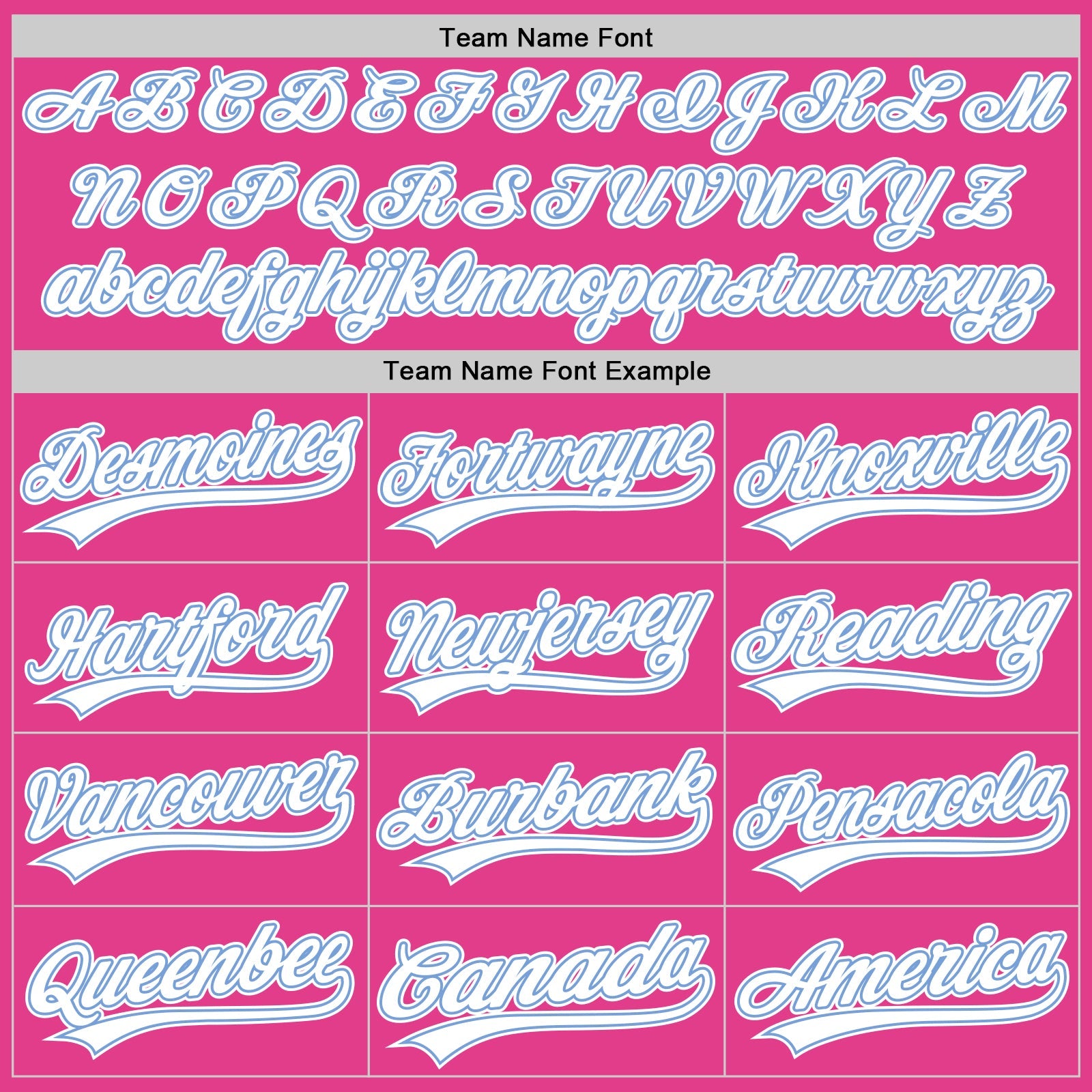 Custom Pink White-Light Blue Authentic Throwback Baseball Jersey view 4