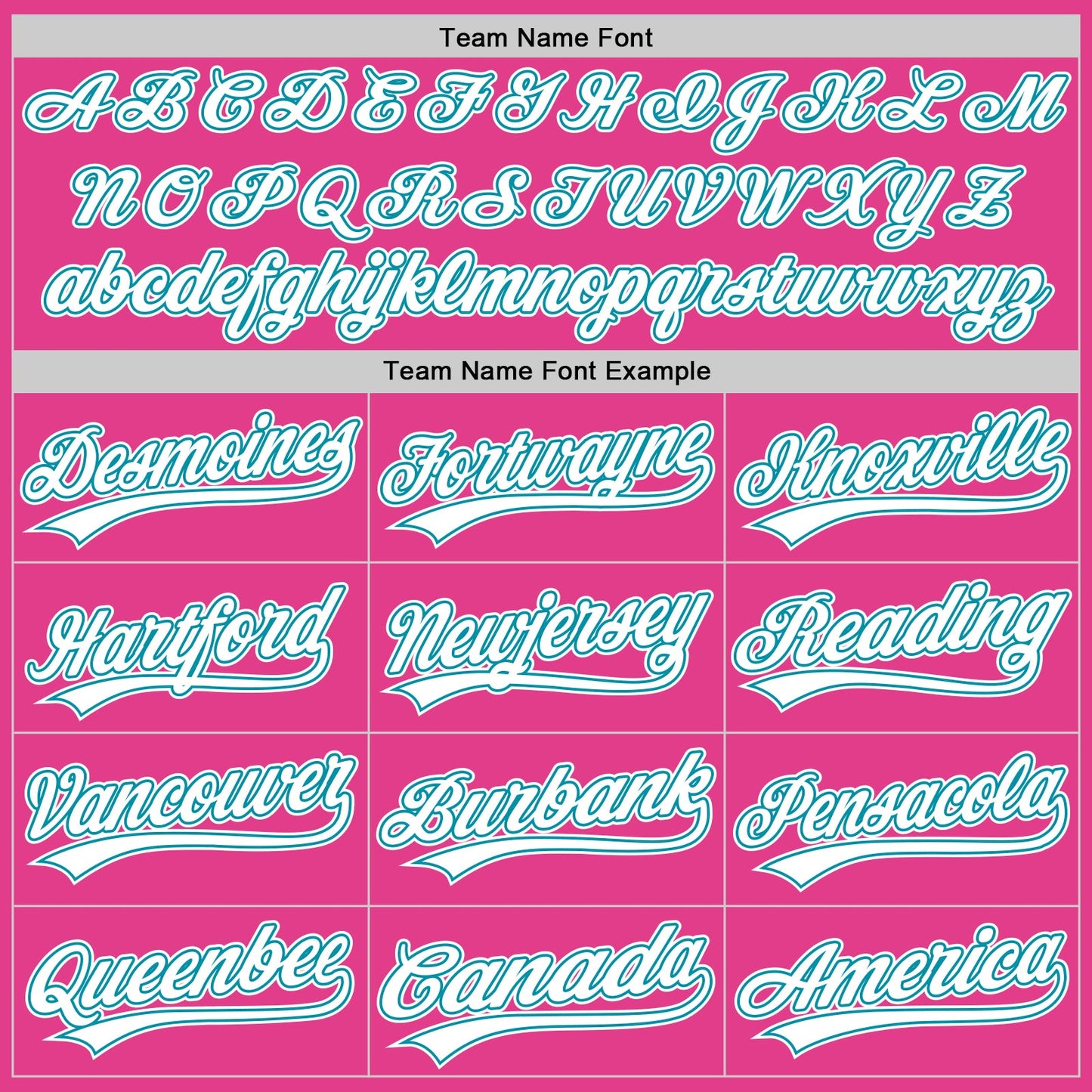 Custom Pink White-Teal Authentic Throwback Baseball Jersey view 4