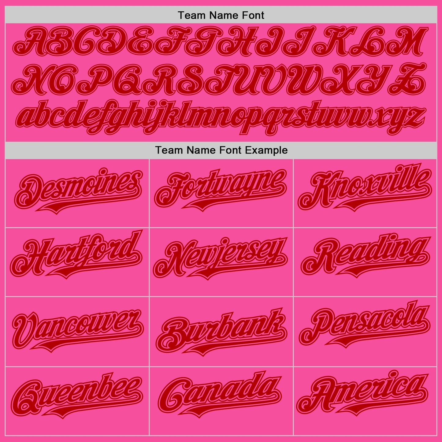 Custom Pink Red Authentic Baseball Jersey view 4