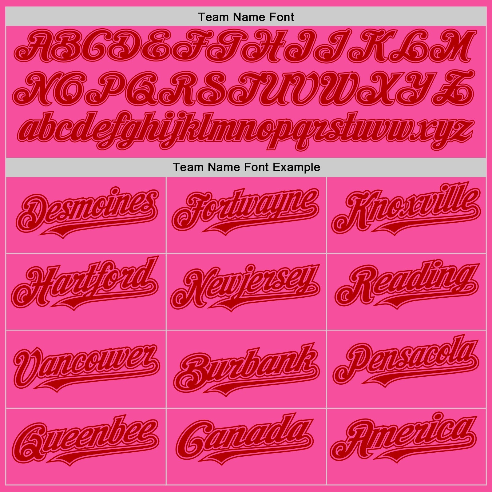 Custom Pink Red Authentic Baseball Jersey view 4