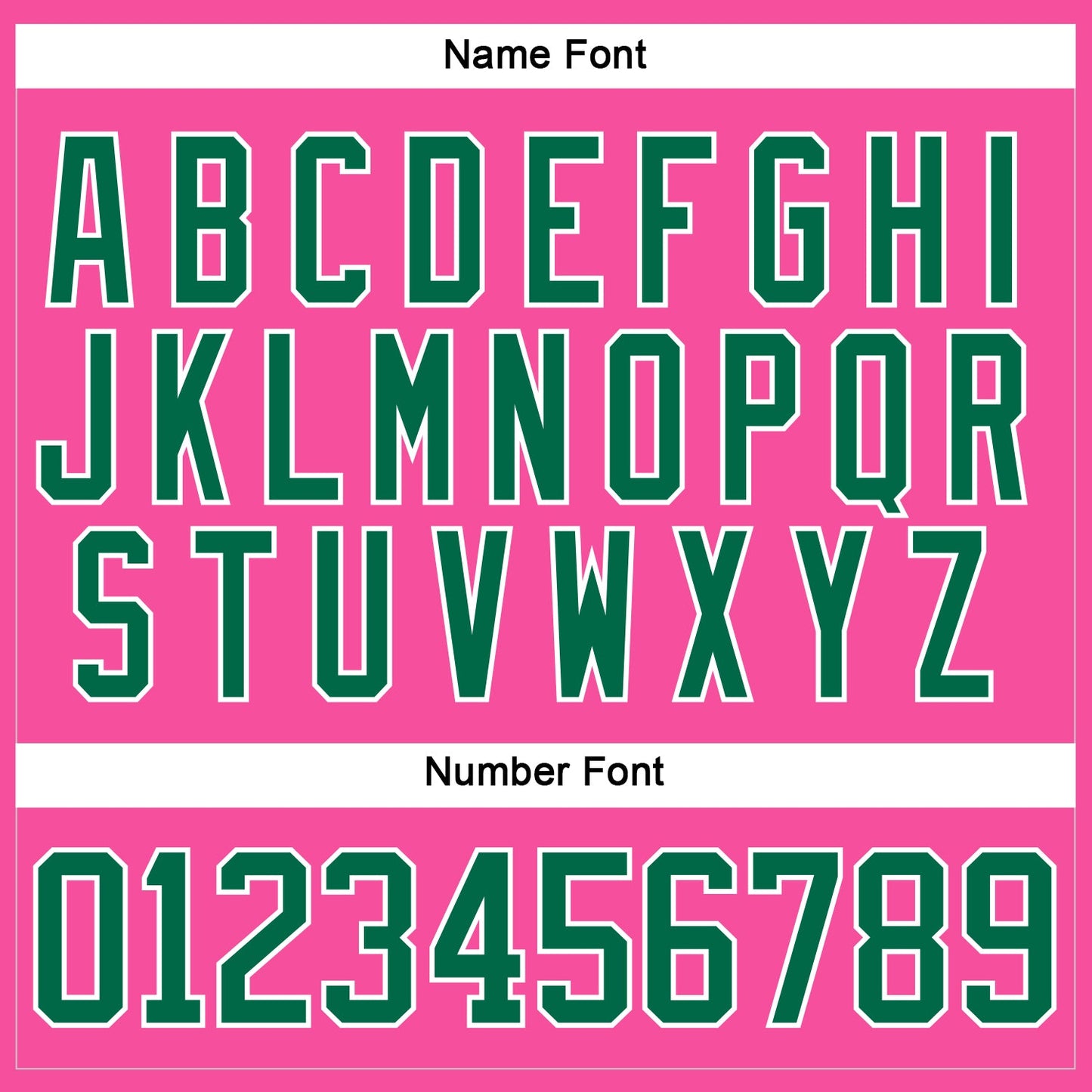 Custom Pink Kelly Green-White Hockey Lace Neck Jersey view 5