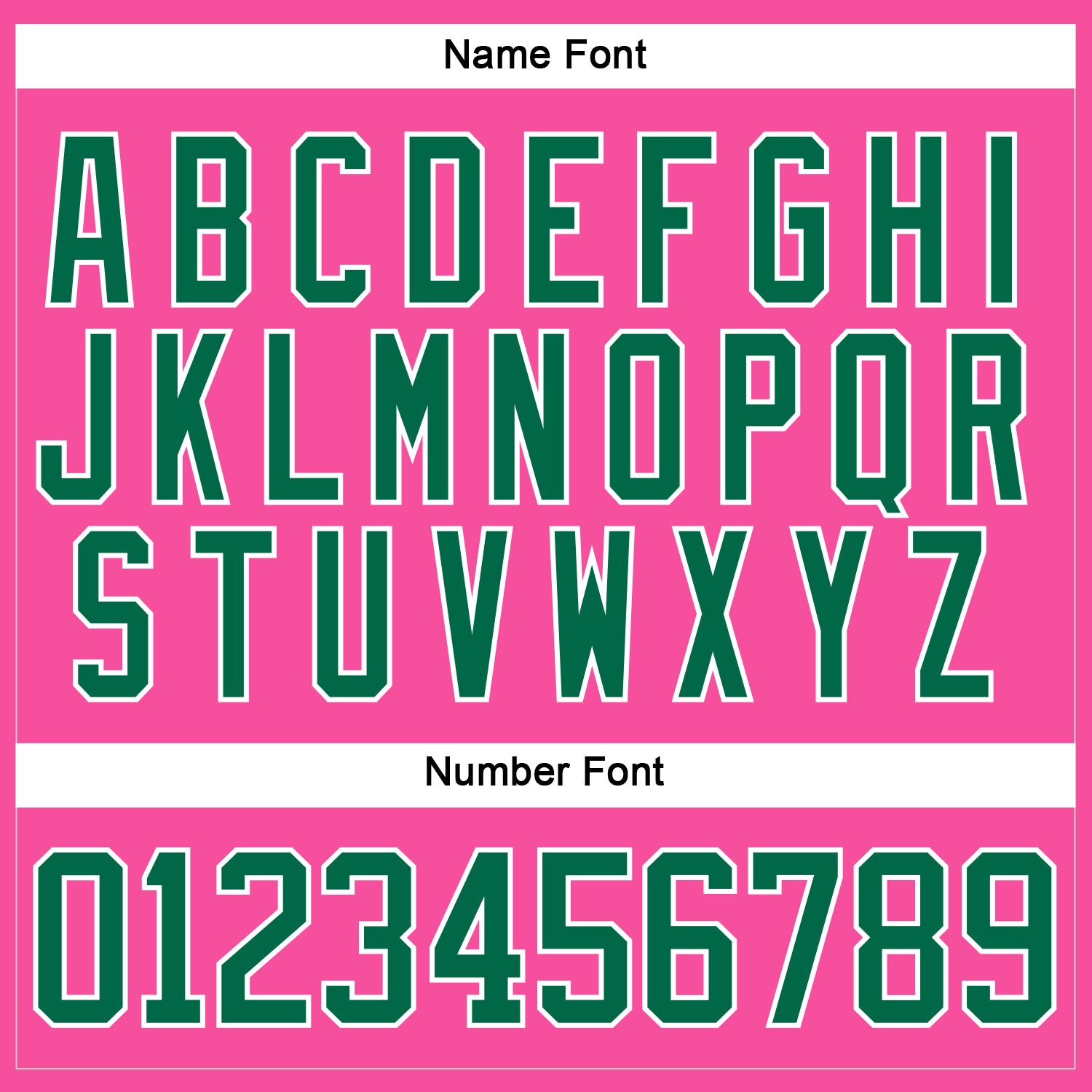 Custom Pink Kelly Green-White Hockey Lace Neck Jersey view 5