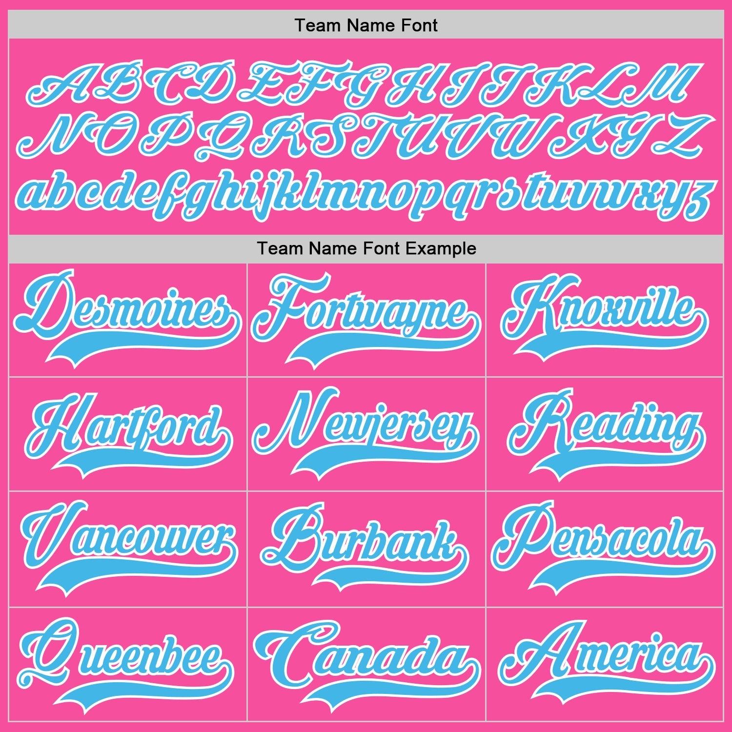 Custom Pink Sky Blue-White Hockey Lace Neck Jersey view 4