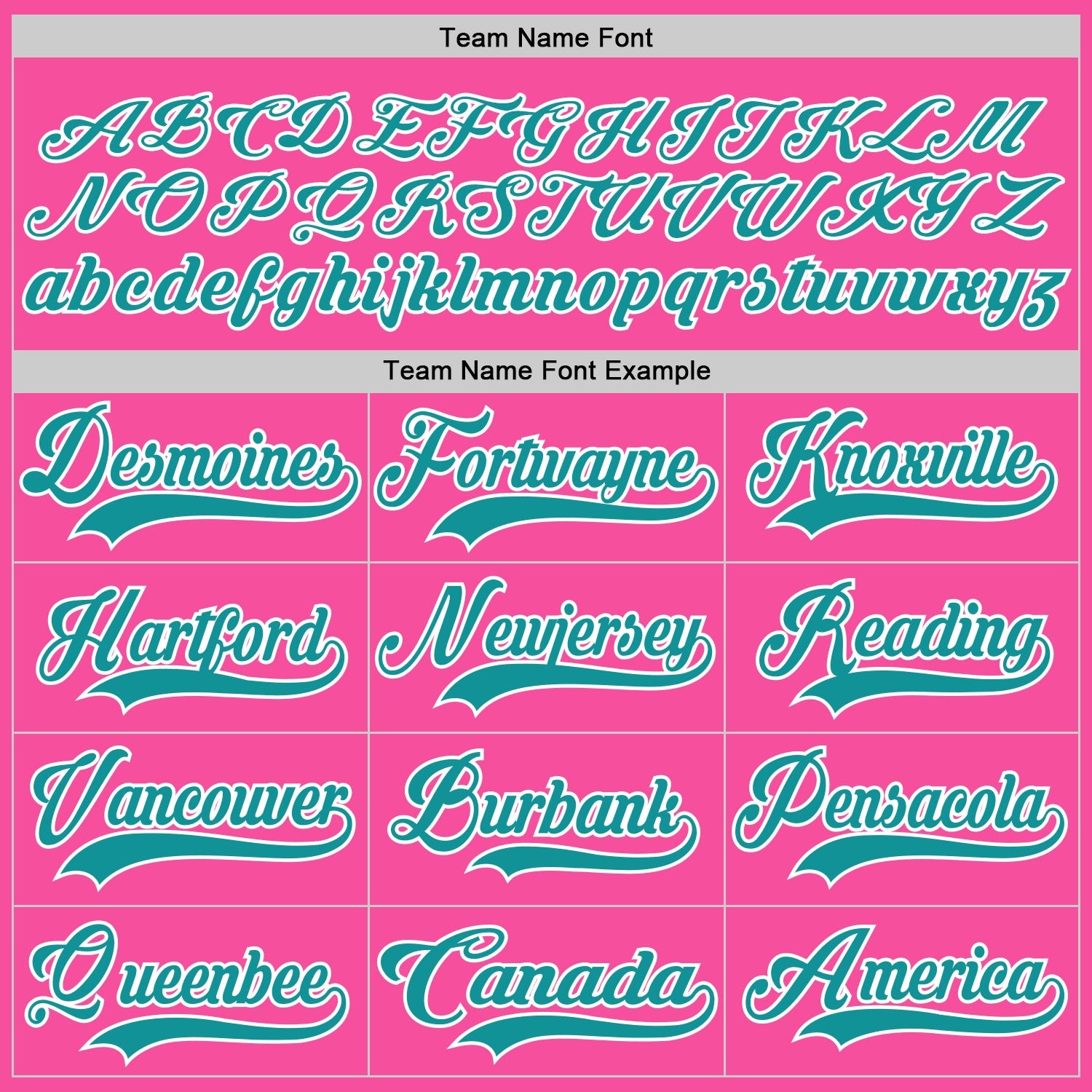 Custom Pink Teal-White Hockey Lace Neck Jersey view 4
