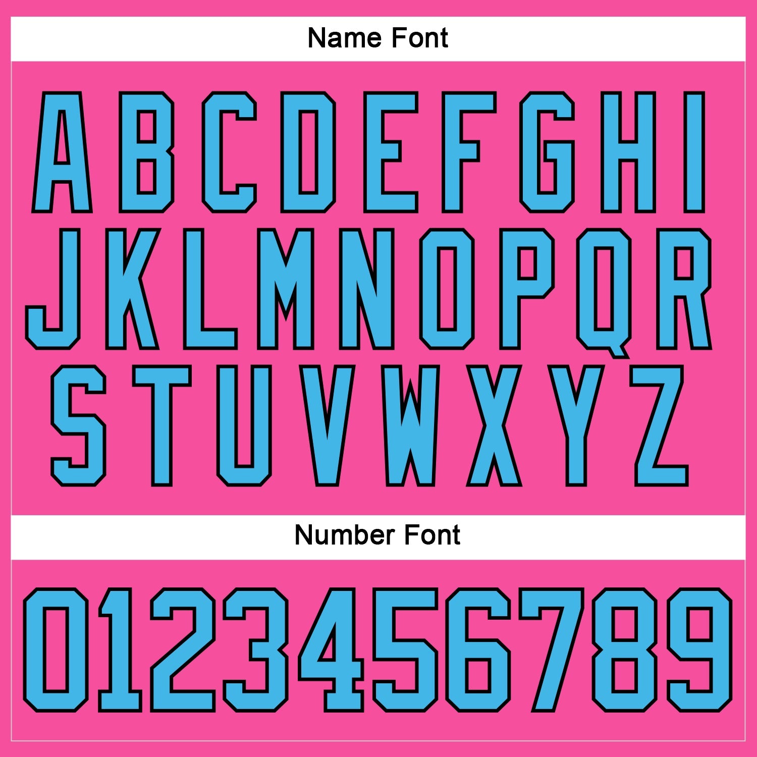 Custom Pink Sky Blue-Black Hockey Lace Neck Jersey view 5