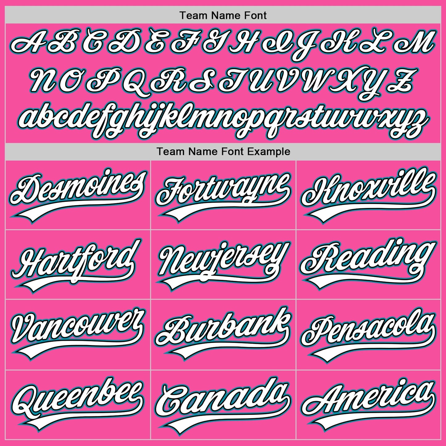 Custom Pink Black-Teal Authentic Throwback Baseball Jersey view 4