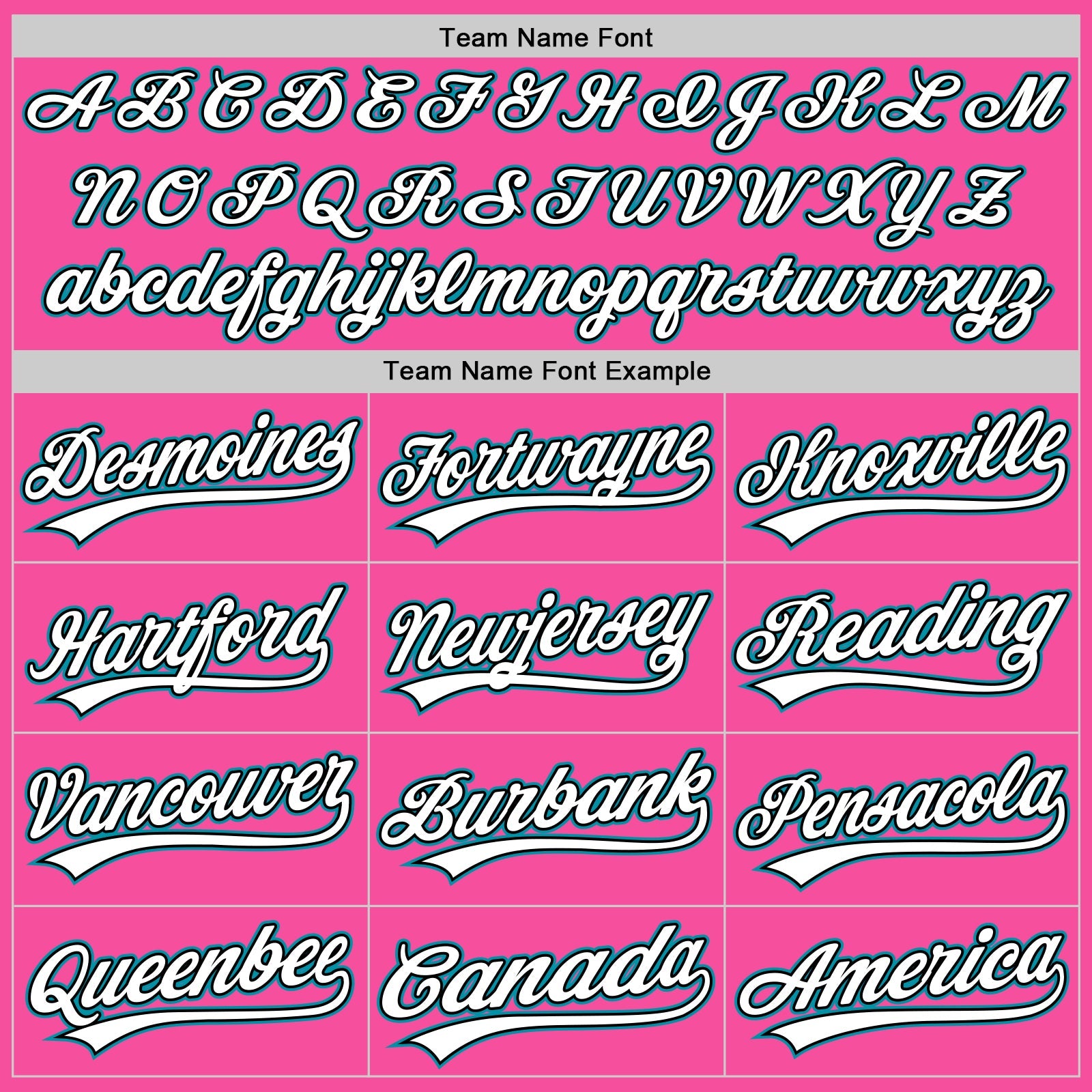 Custom Pink Black-Teal Authentic Throwback Baseball Jersey view 4