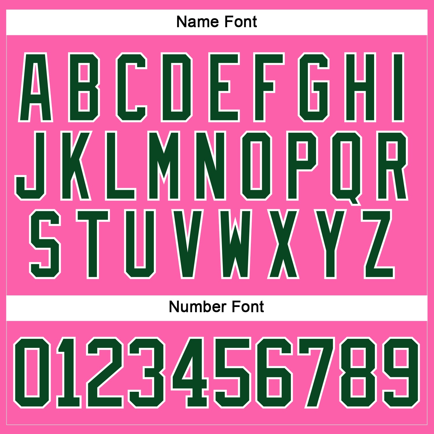 Custom Pink Green-White Hockey Jersey view 5