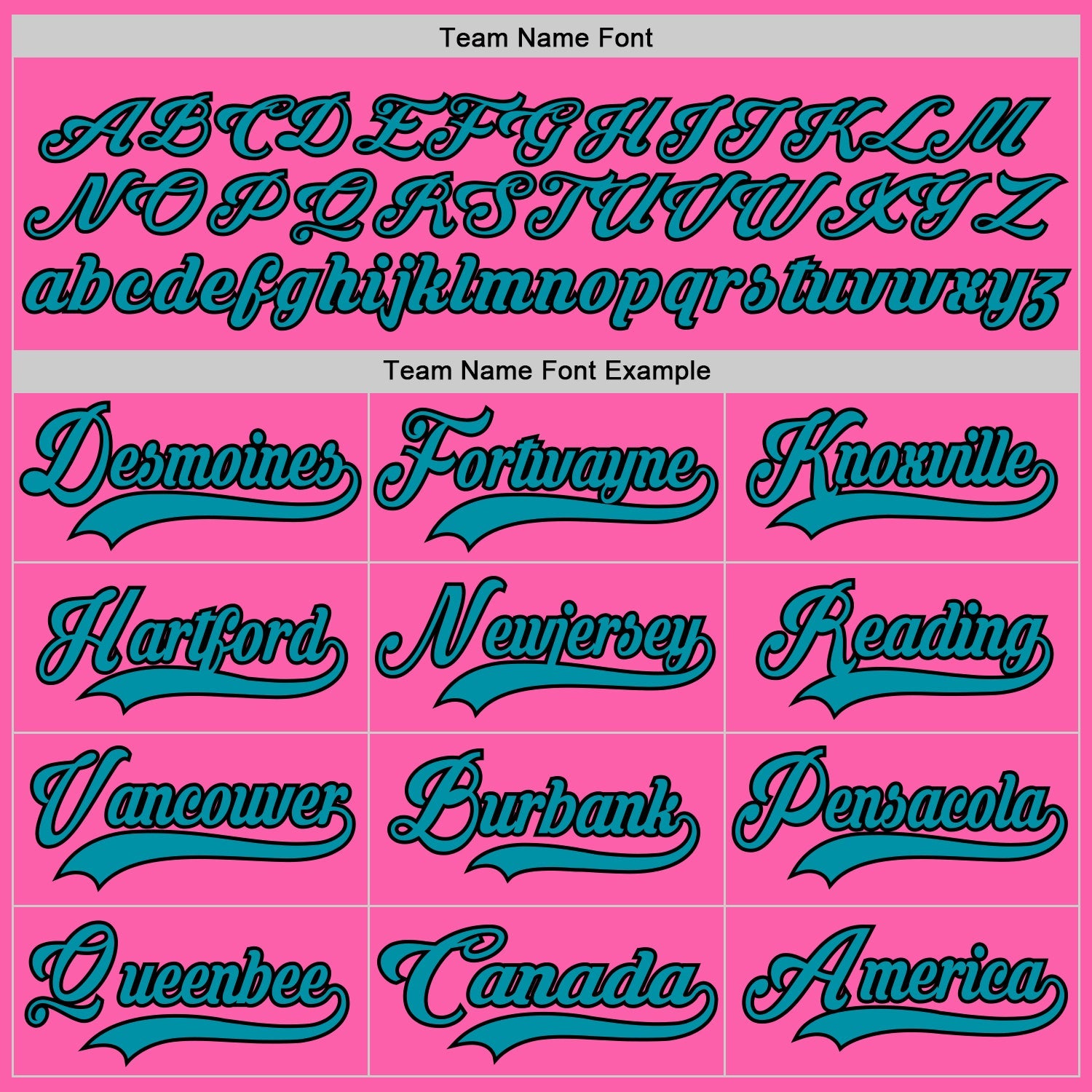 Custom Pink Teal-Black Hockey Jersey view 4