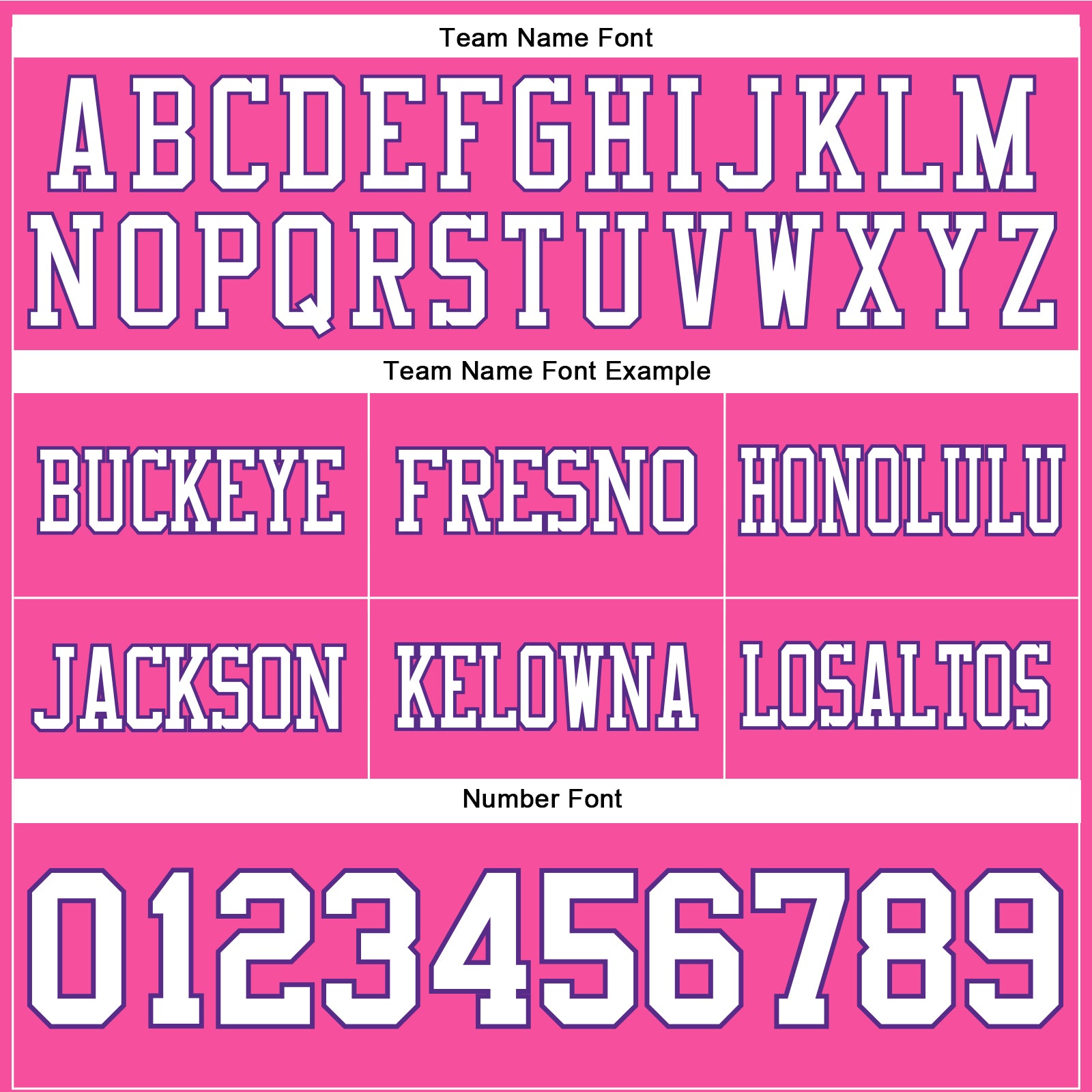 Custom Pink White-Purple Authentic Football Jersey view 4