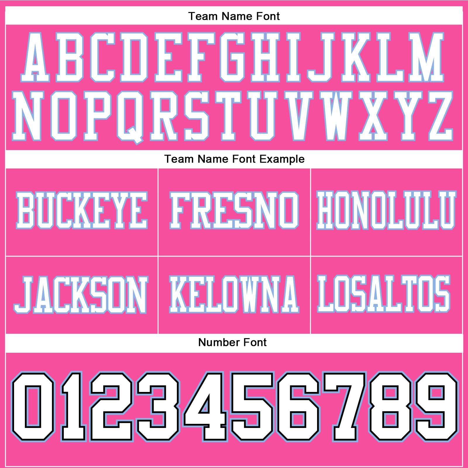 Custom Pink White Black-Light Blue Authentic Football Jersey view 4
