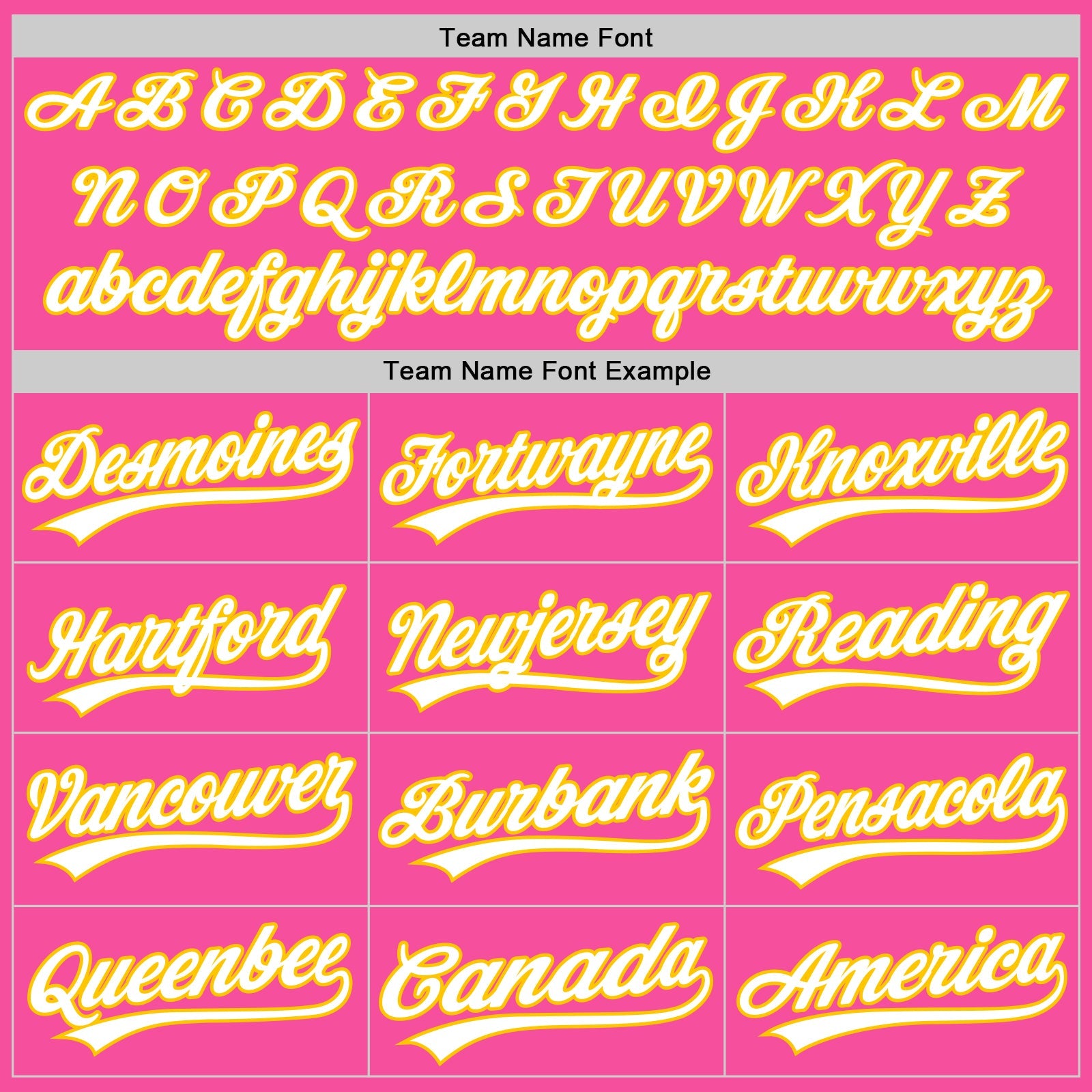 Custom Stitched Pink White-Yellow Baseball Pullover Sweatshirt Hoodie view 3