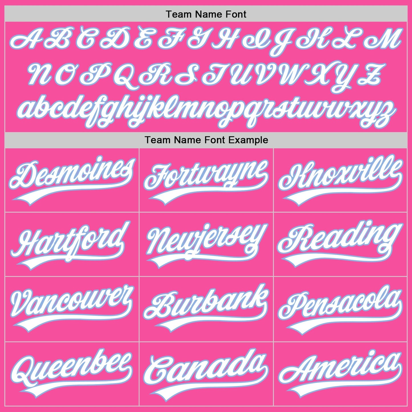 Custom Pink White-Light Blue Authentic Baseball Jersey view 4