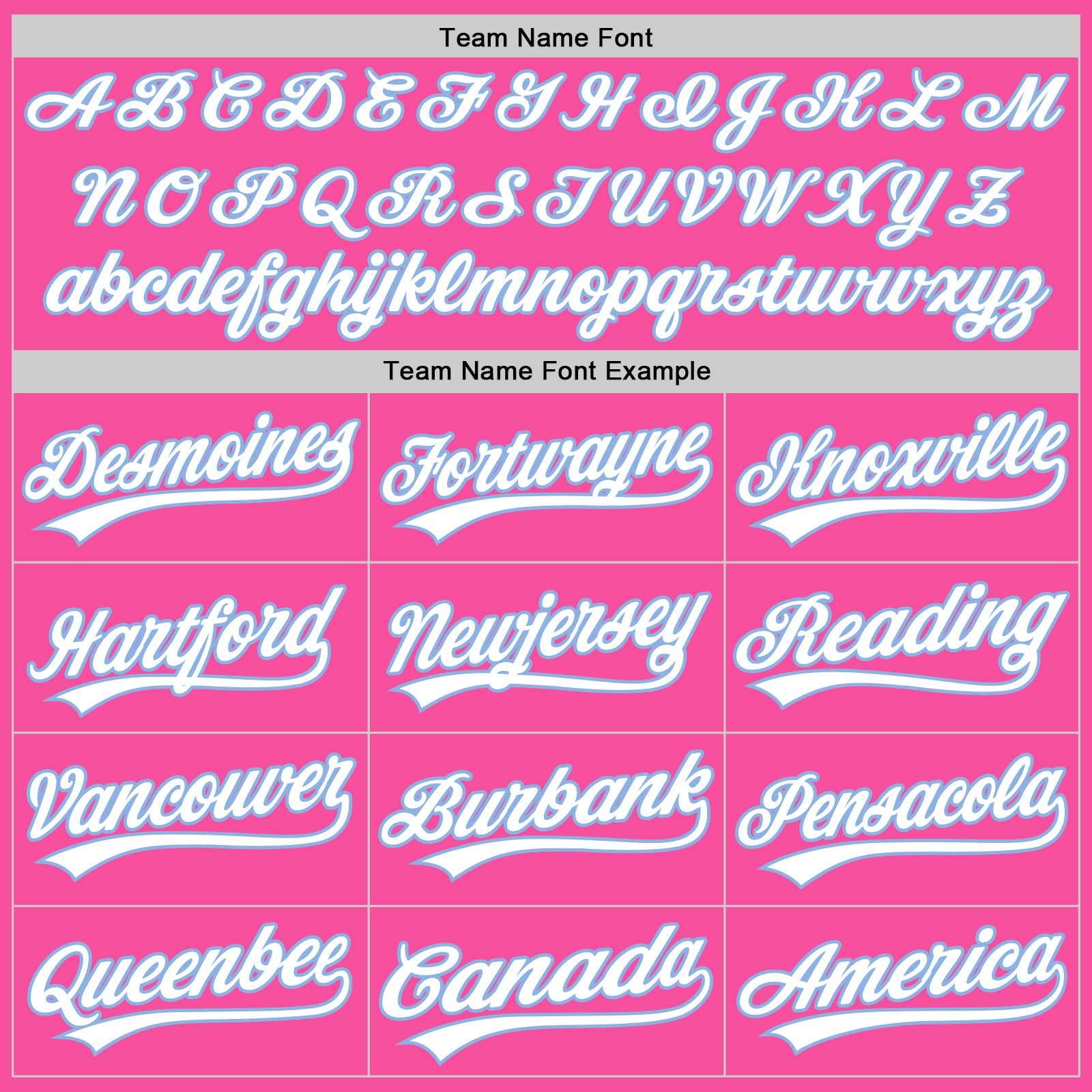Custom Pink White-Light Blue Authentic Baseball Jersey view 4